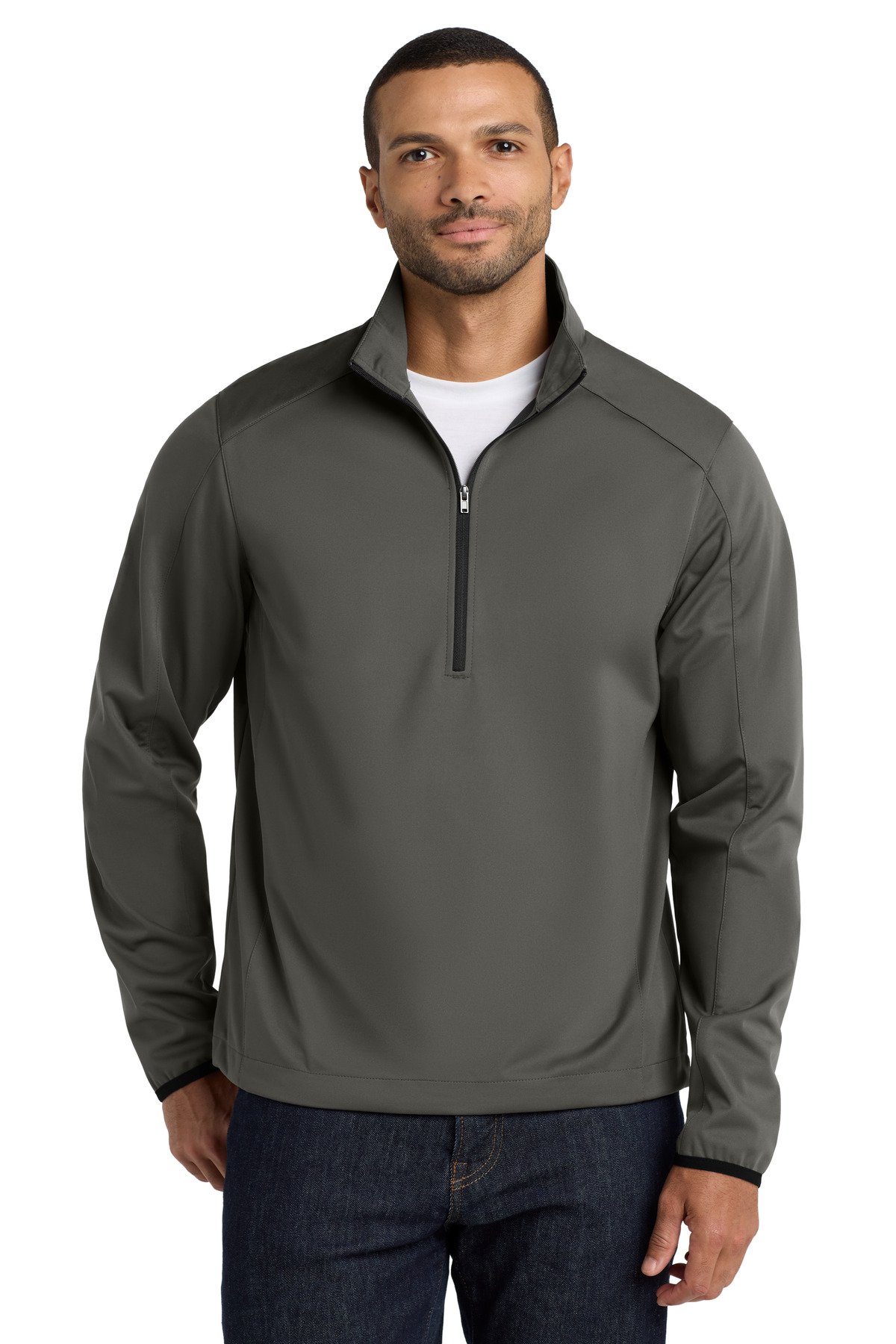 Port Authority ® Active 1/2-Zip Soft Shell Jacket. J716 - Image 3