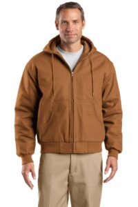 Alternative view of CornerStone ®  Tall Duck Cloth Hooded Work Jacket. TLJ763H