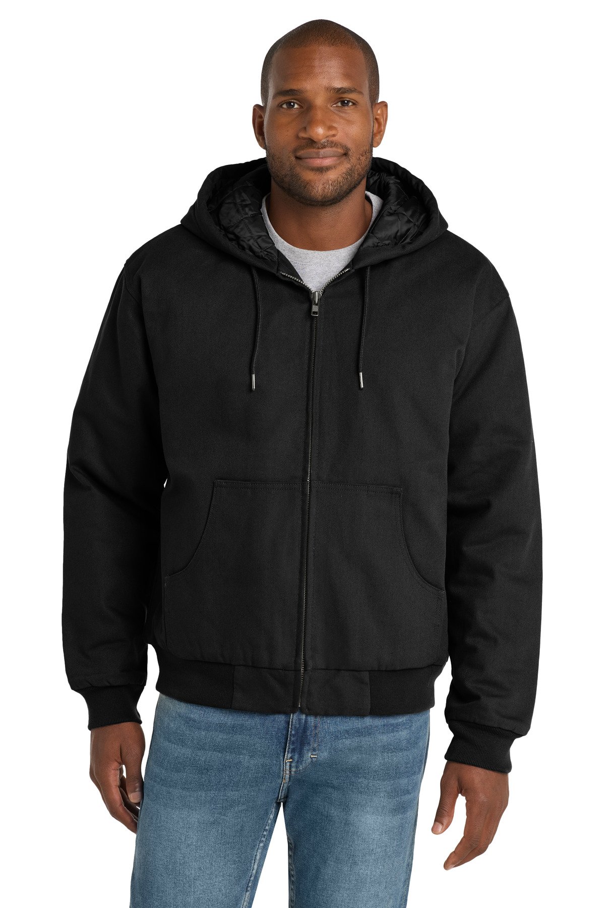 CornerStone ® - Duck Cloth Hooded Work Jacket. J763H - Image 2