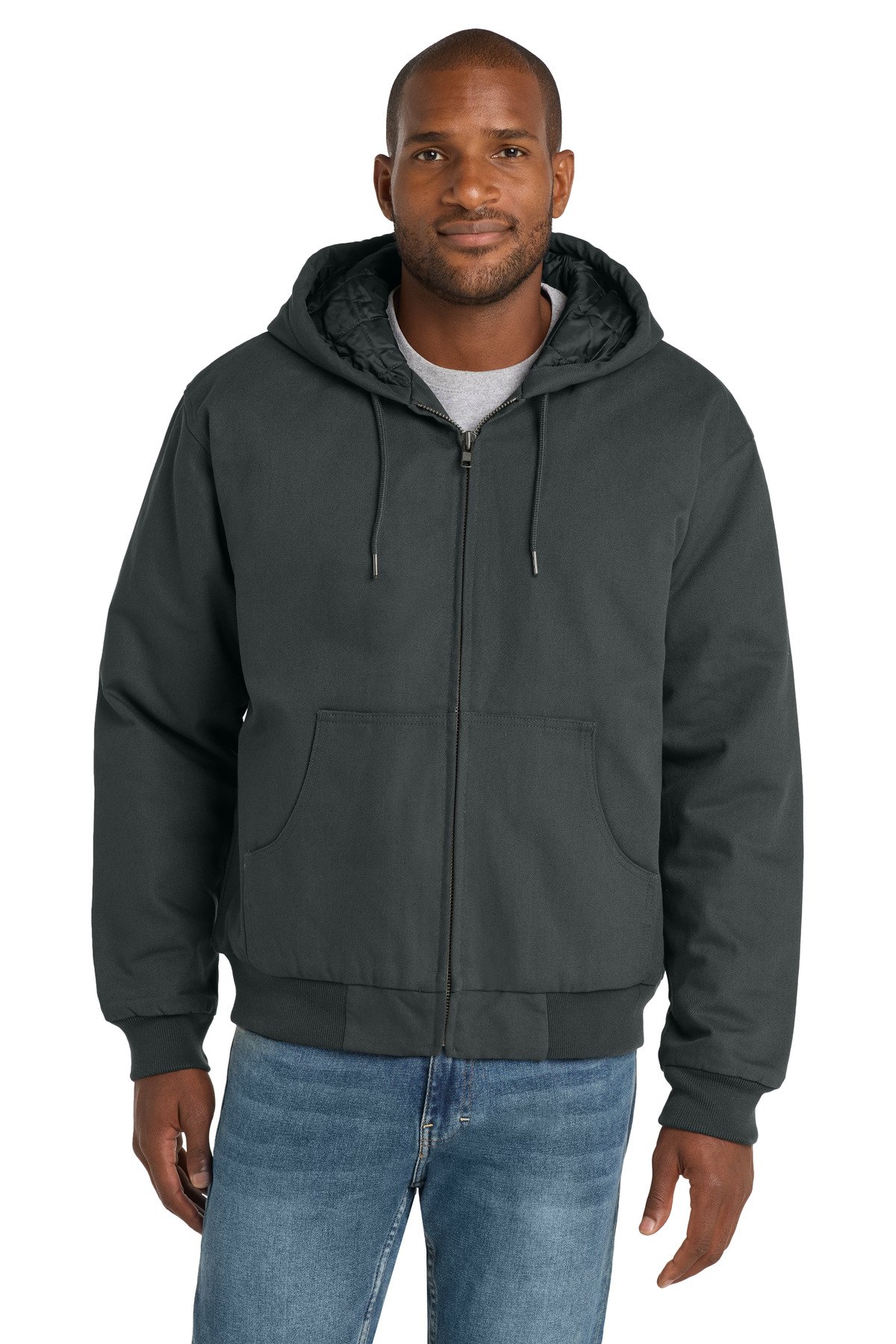 CornerStone ® - Duck Cloth Hooded Work Jacket. J763H - Image 4