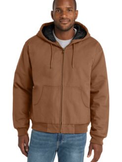 CornerStone ® - Duck Cloth Hooded Work Jacket. J763H