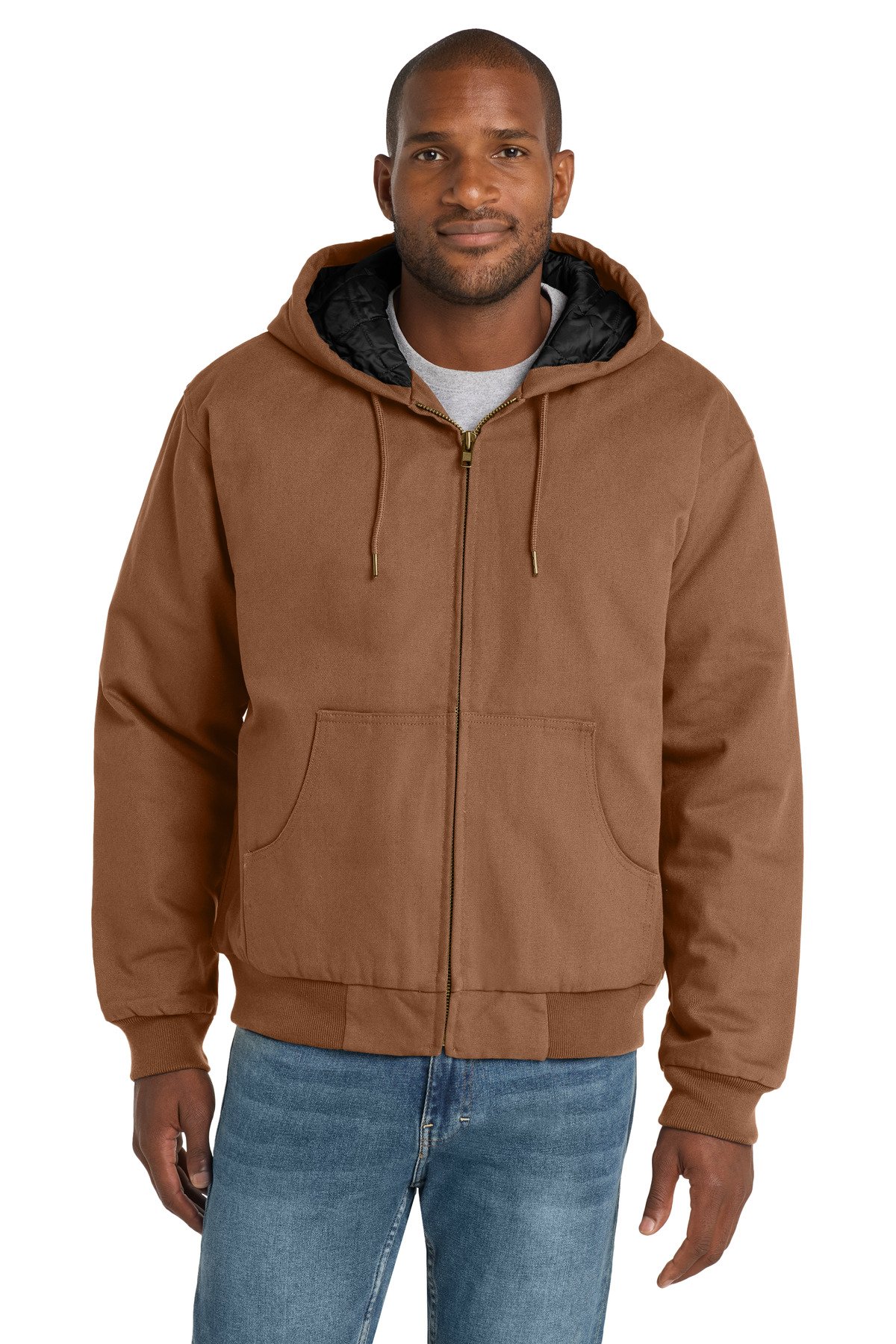 CornerStone ® - Duck Cloth Hooded Work Jacket. J763H