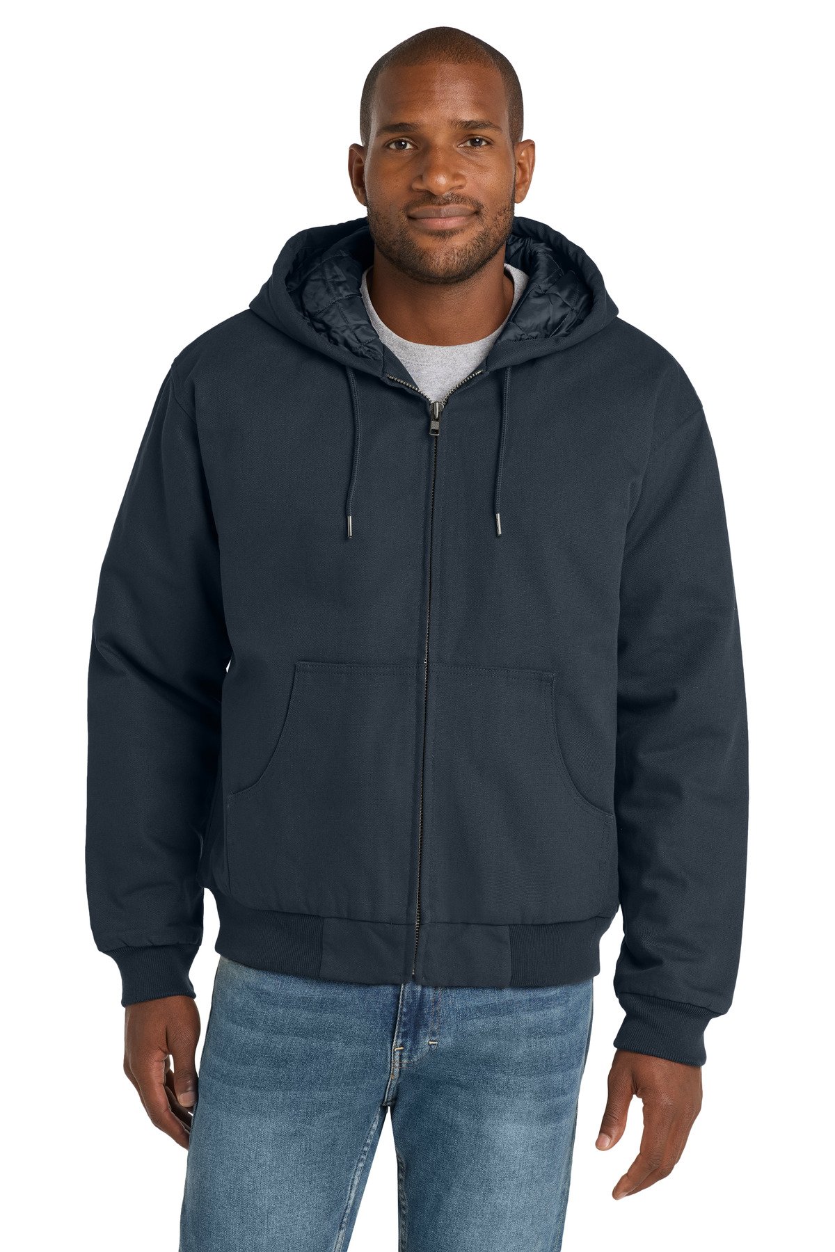 CornerStone ® - Duck Cloth Hooded Work Jacket. J763H - Image 3