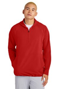 Alternative view of Sport-Tek Repeat 1/2-Zip Long Sleeve Hooded Jacket JST488