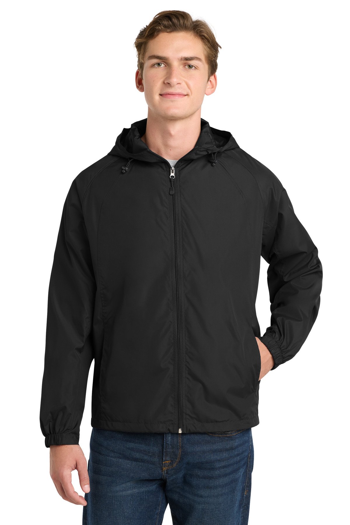 Sport-Tek ® Hooded Raglan Jacket. JST73