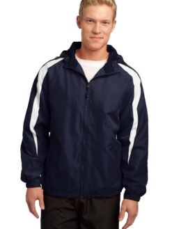 Alternative view of Sport-Tek ®  Fleece-Lined Colorblock Jacket. JST81