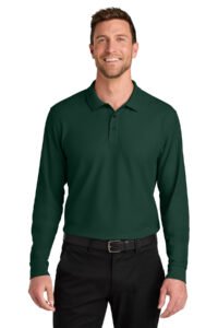 Alternative view of Port Authority ®  Wearever Signature Pique Long Sleeve Polo K200LS