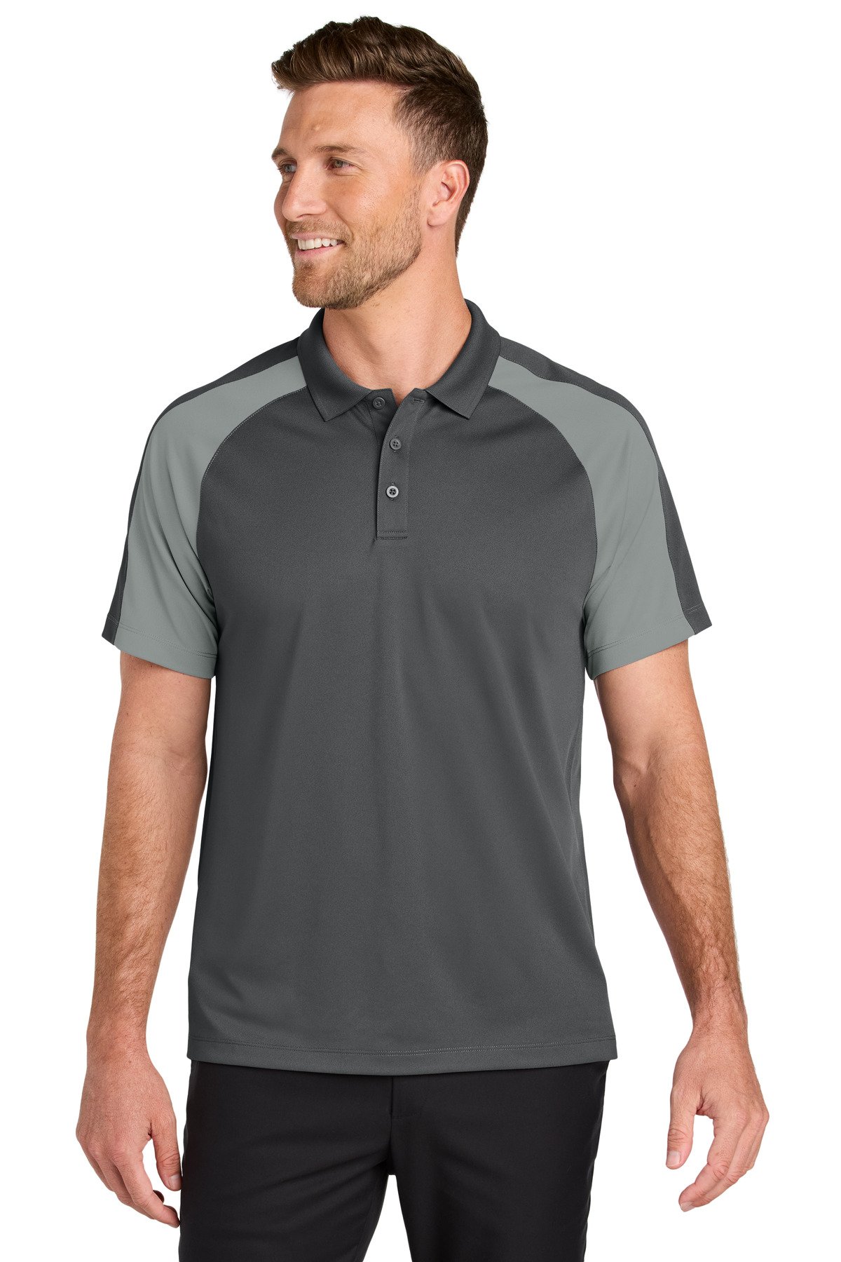 Port Authority ® Wearever Performance Pique Colorblock Polo K247 - Image 2