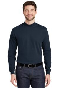 Alternative view of Port Authority ®  Interlock Knit Mock Turtleneck.  K321