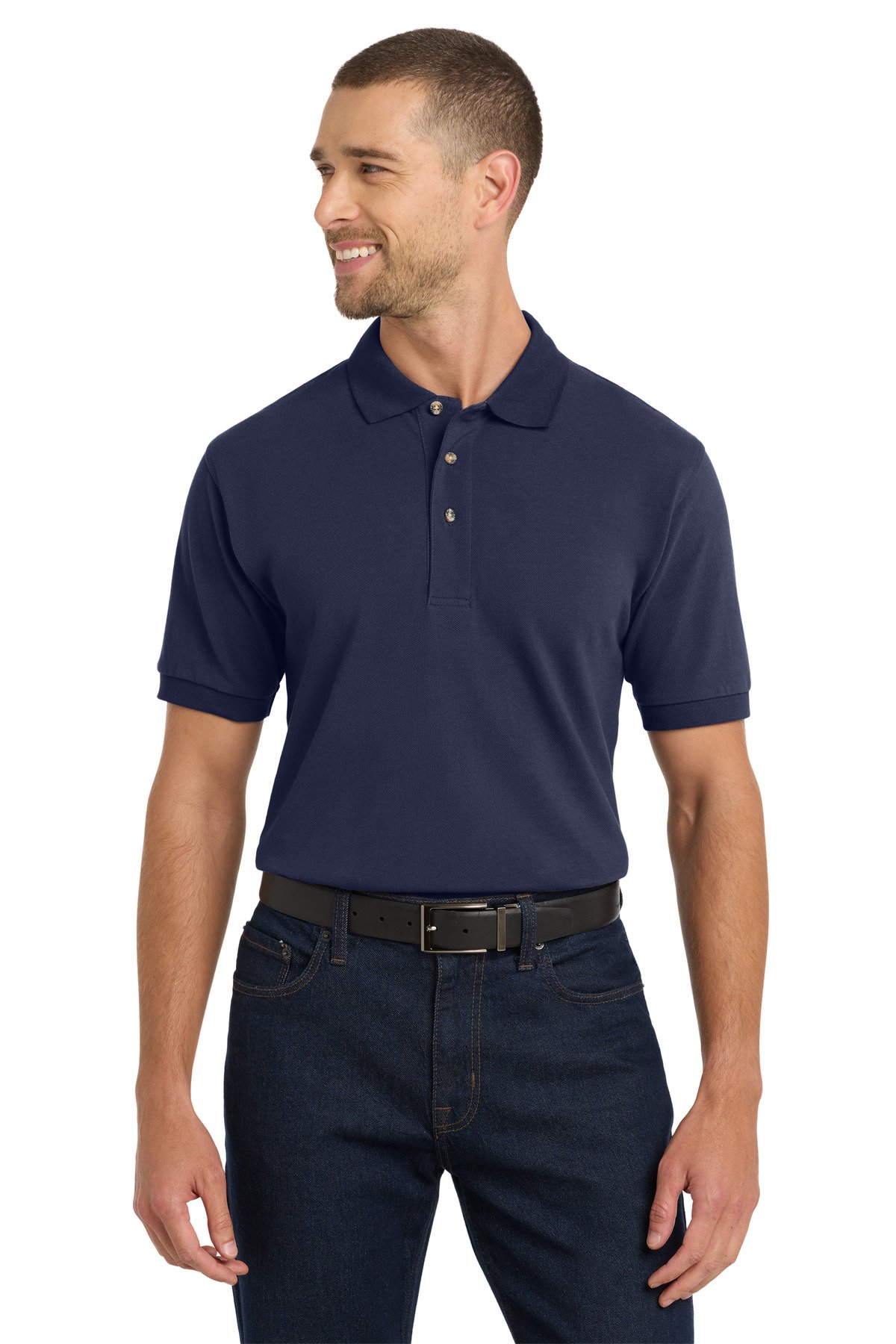 Port Authority ® Heavyweight Cotton Pique Polo. K420 - Image 2