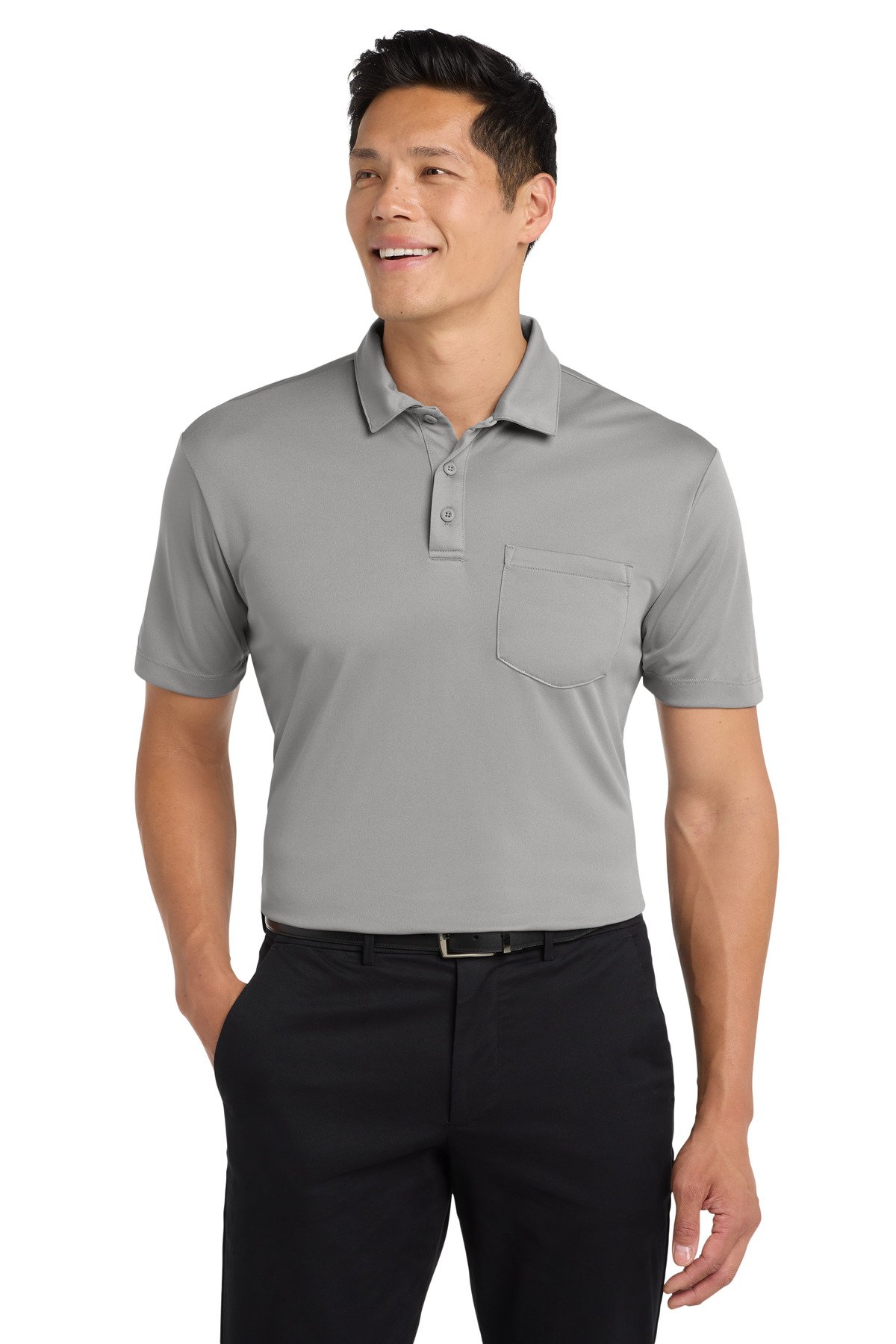 Port Authority ® Silk Touch Performance Pocket Polo. K540P - Image 8
