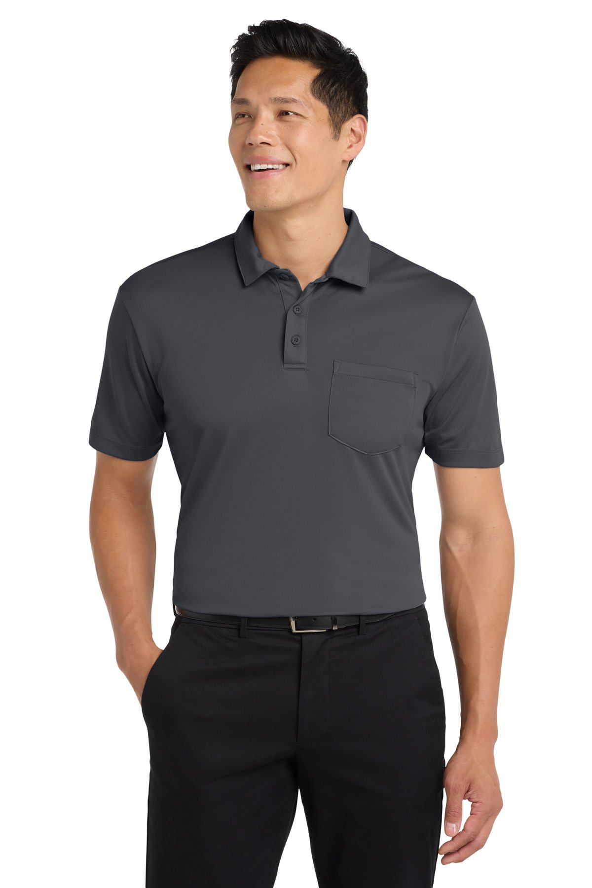 Port Authority ® Silk Touch Performance Pocket Polo. K540P - Image 7