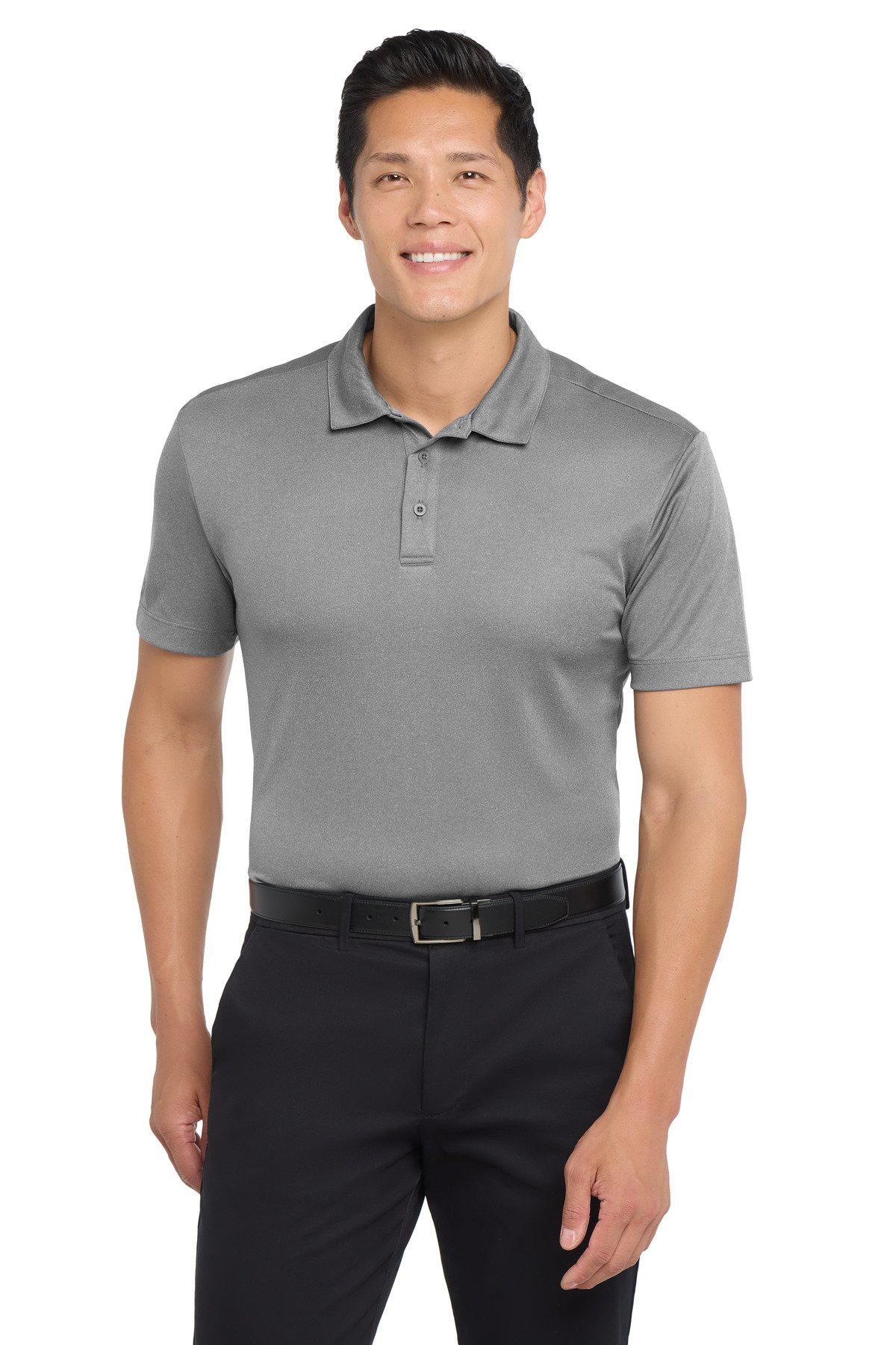 Port Authority ® Heathered Silk Touch Performance Polo. K542 - Image 6