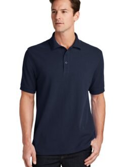Alternative view of Port & Co   Combed Ring Spun Pique Polo. KP1500