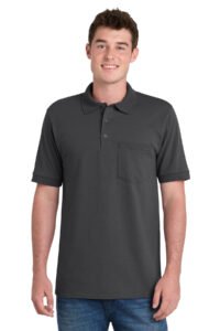 Alternative view of Port & Co   Core Blend Jersey Knit Pocket Polo. KP55P