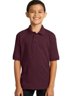 Alternative view of Port & Co ™  Youth Core Blend Jersey Knit Polo. KP55Y