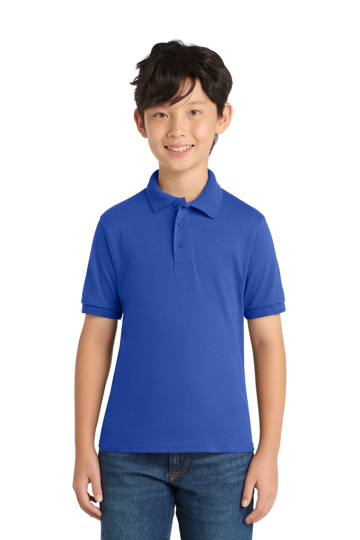 Port & Co Youth Core Blend Jersey Knit Polo. KP55Y - Image 9