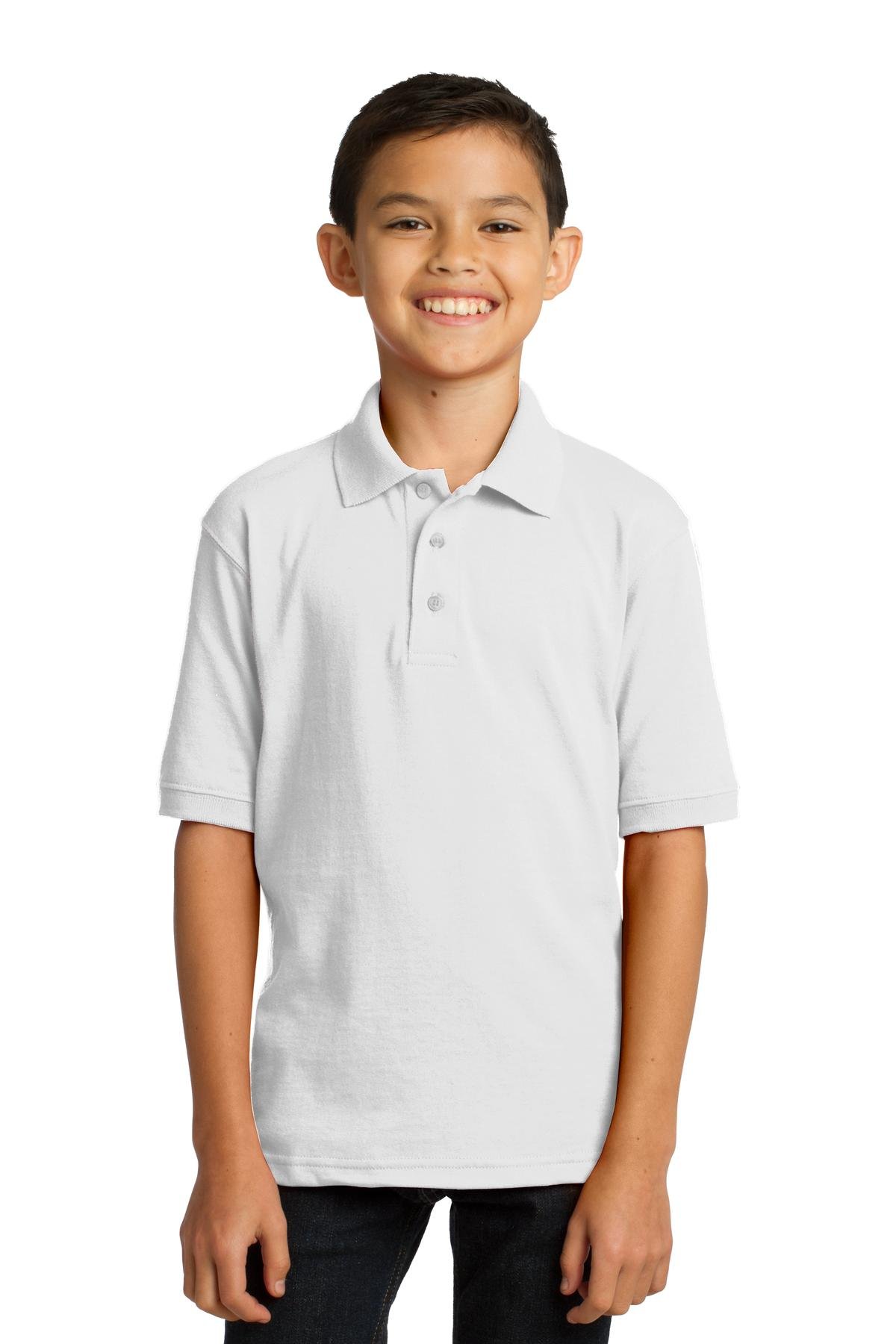 Port & Co Youth Core Blend Jersey Knit Polo. KP55Y - Image 10