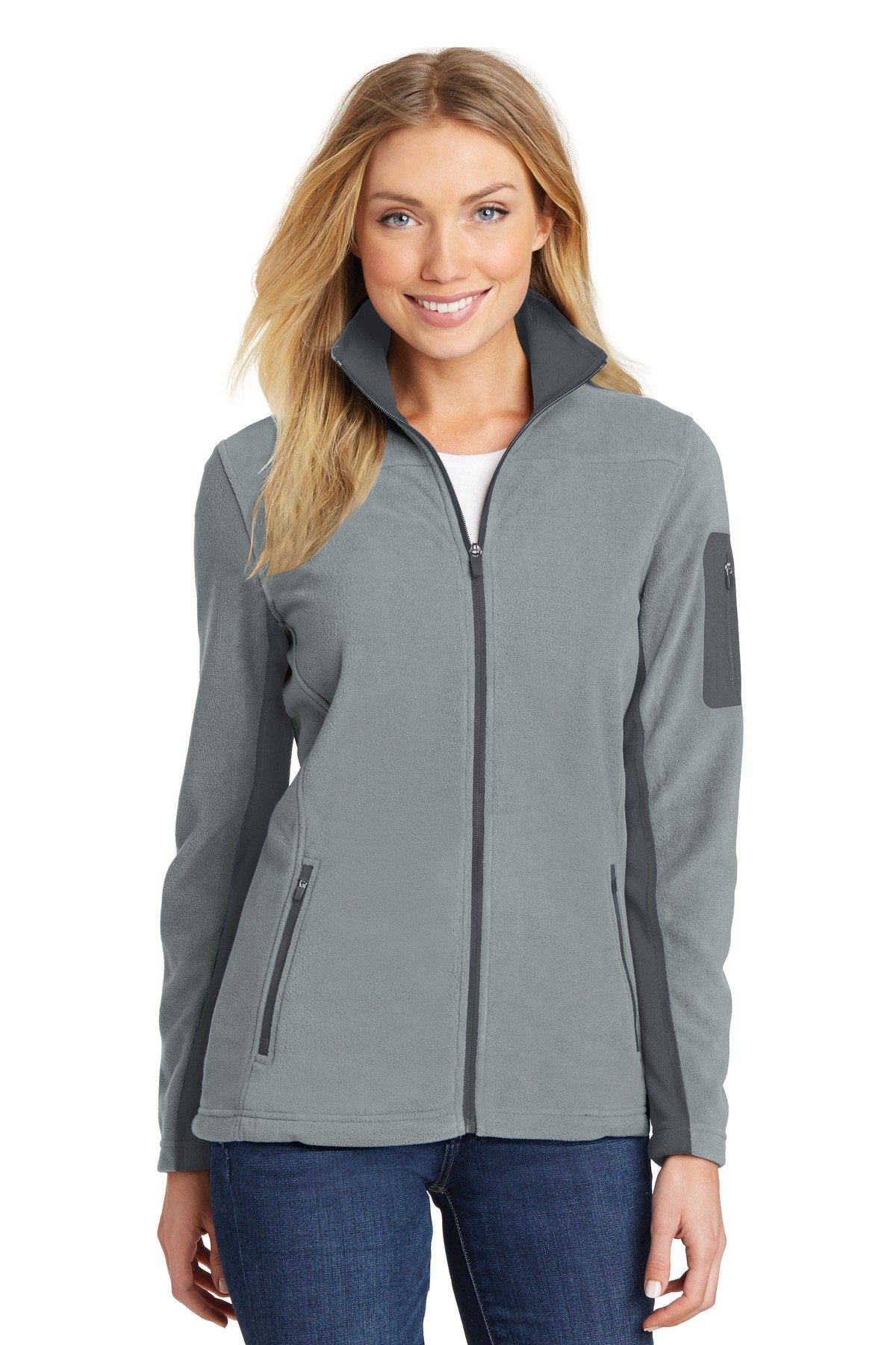 Port Authority ® Women's Summit Fleece Full-Zip Jacket. L233 - Image 2