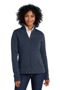 Alternative view of Port Authority ®  Women's Slub Fleece Full-Zip Jacket. L293