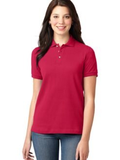 Alternative view of Port Authority ®  Women's Heavyweight Cotton Pique Polo.  L420