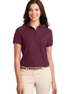 Alternative view of Port Authority ®  Women's Silk Touch™ Polo.  L500