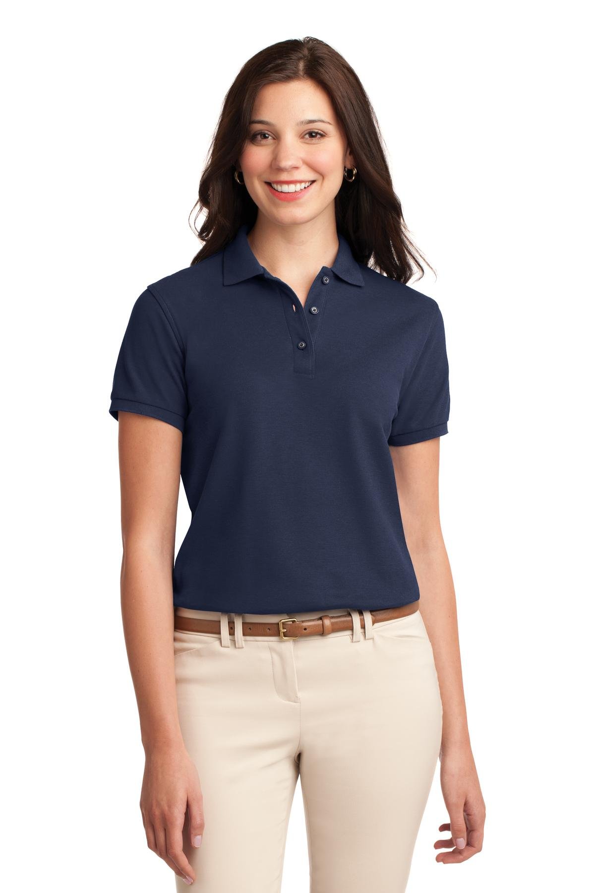 Port Authority ® Women's Silk Touch Polo. L500 - Image 4