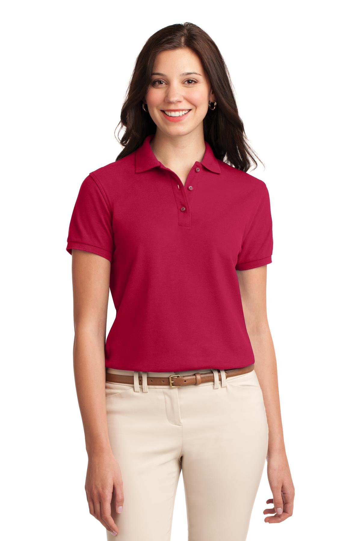 Port Authority ® Women's Silk Touch Polo. L500 - Image 6
