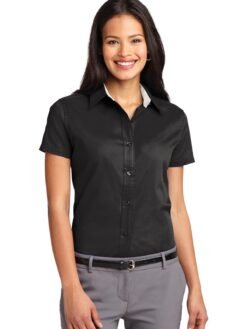 Port Authority ® Women's Short Sleeve Easy Care Shirt. L508