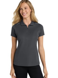 Port Authority ® Women's Pinpoint Mesh Zip Polo. L580