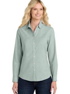 Alternative view of Port Authority ®  Women's SuperPro ™  Oxford Shirt. L658