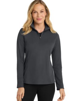 Port Authority ® Women's Pinpoint Mesh 1/2-Zip . L806