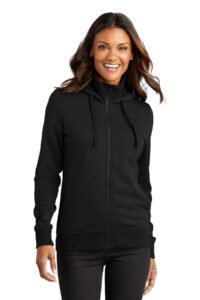 Port Authority ® Women's Smooth Fleece Hooded Jacket L814
