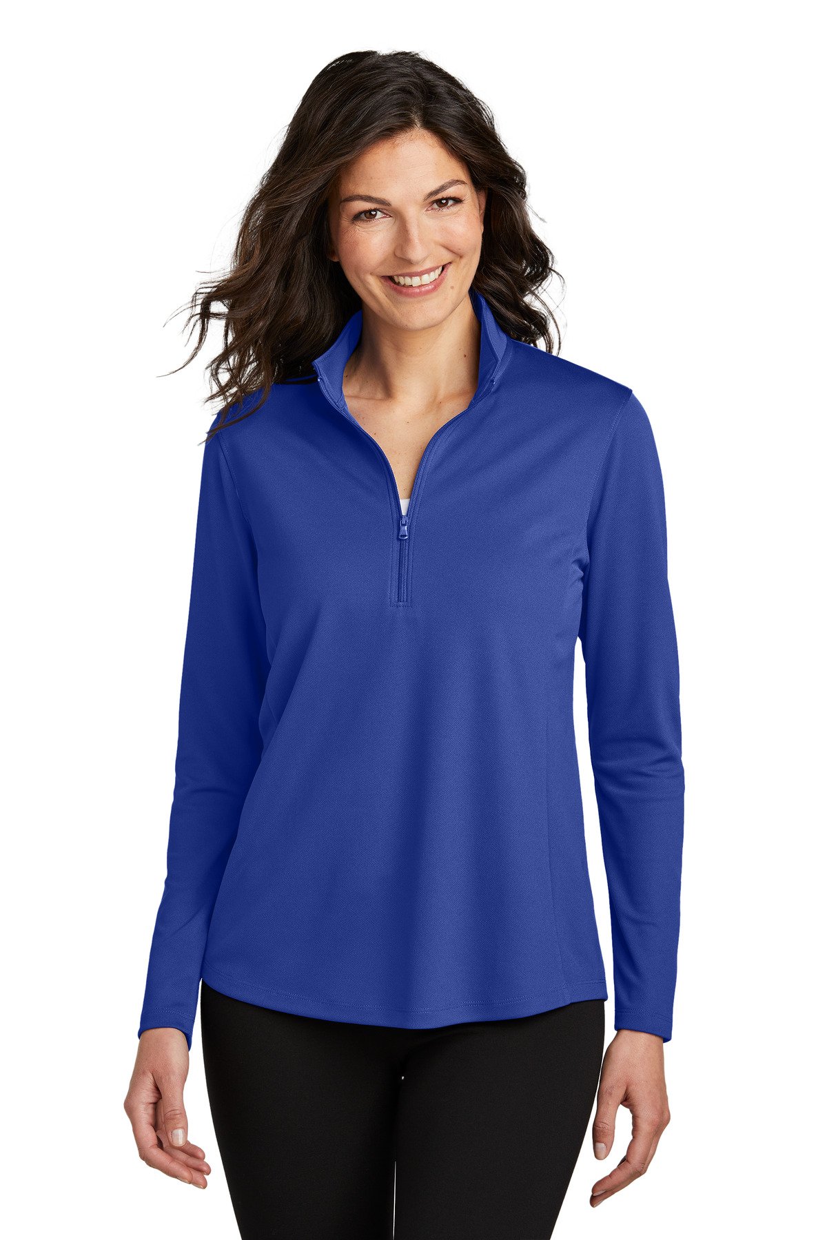 Port Authority ® Women's Dry Zone ® UV Micro-Mesh 1/4-Zip LK112 - Image 5
