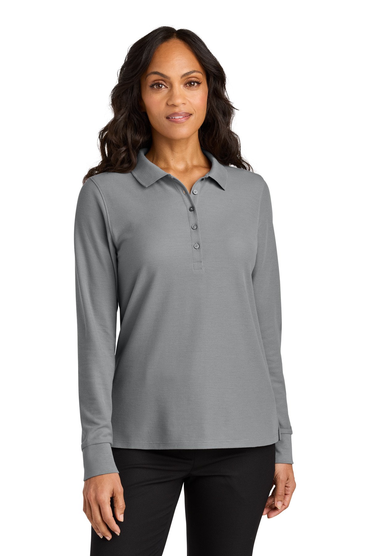 Port Authority ® Women's Wearever Signature Pique Long Sleeve Polo LK200LS - Image 4