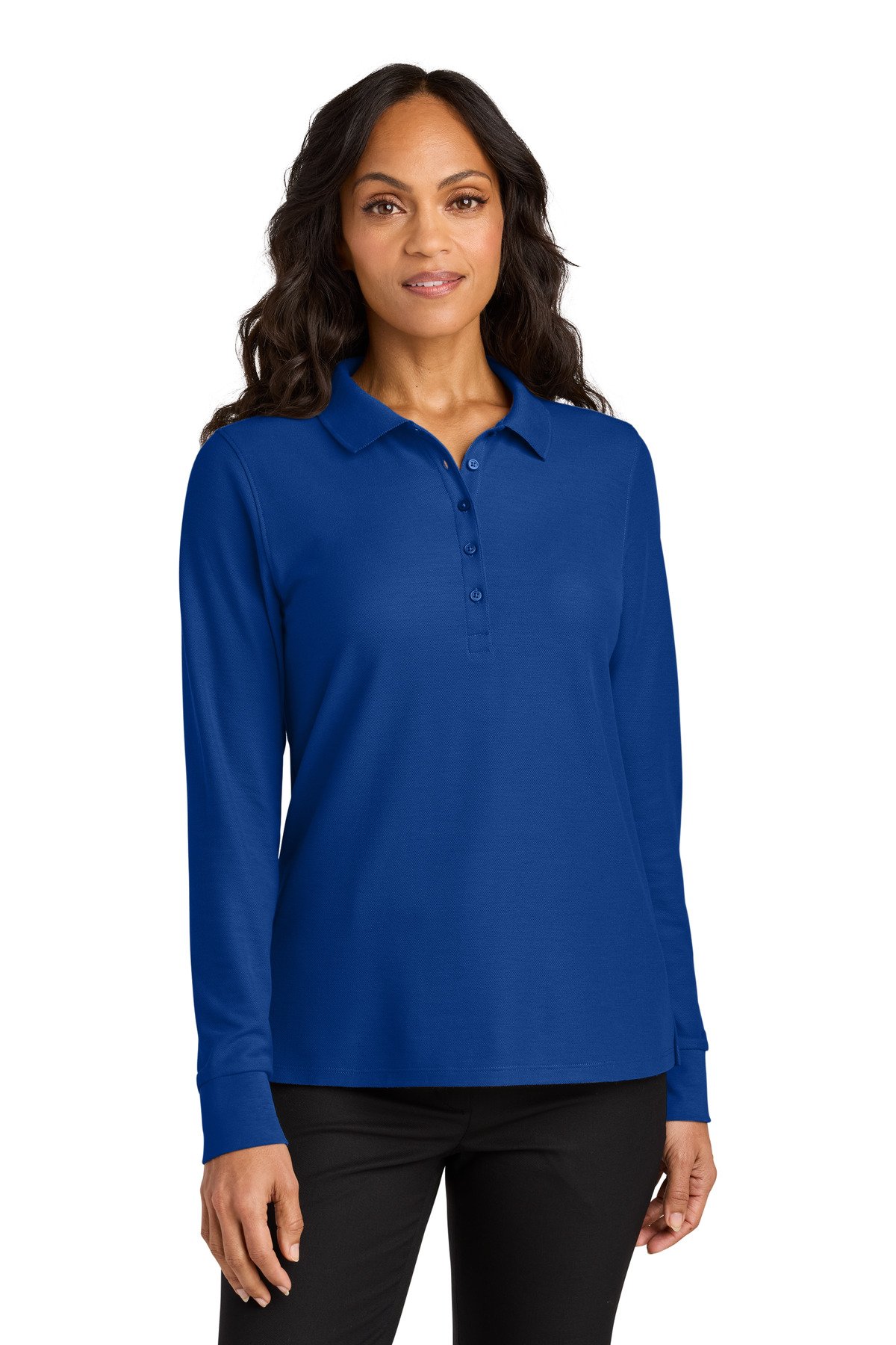 Port Authority ® Women's Wearever Signature Pique Long Sleeve Polo LK200LS - Image 8