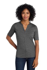 Port Authority ® Women's Stretch Heather Open Neck Top LK583