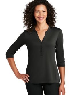 Port Authority ® Women's UV Choice Pique Henley LK750