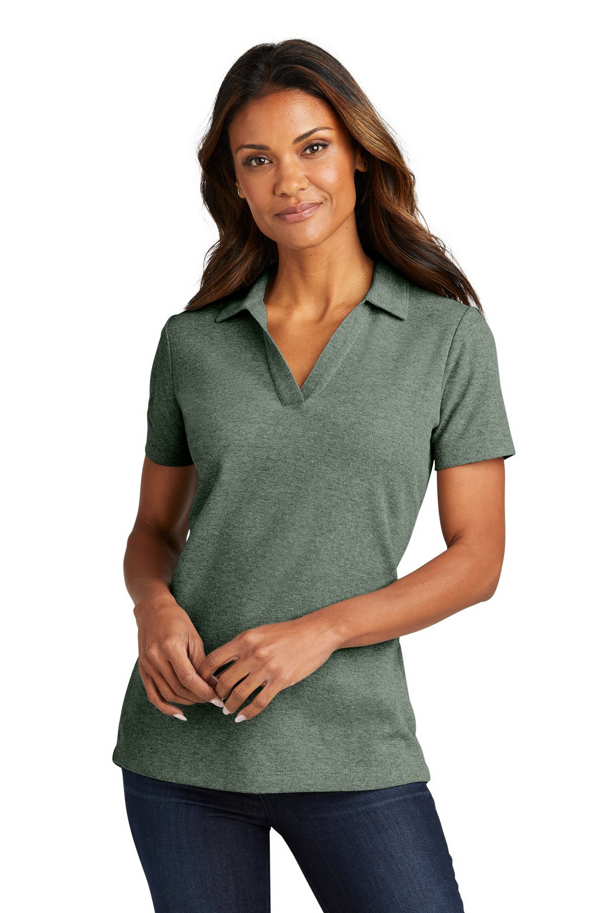 Port Authority ® Women's C-FREE ® Cotton Blend Pique Polo LK867 - Image 4