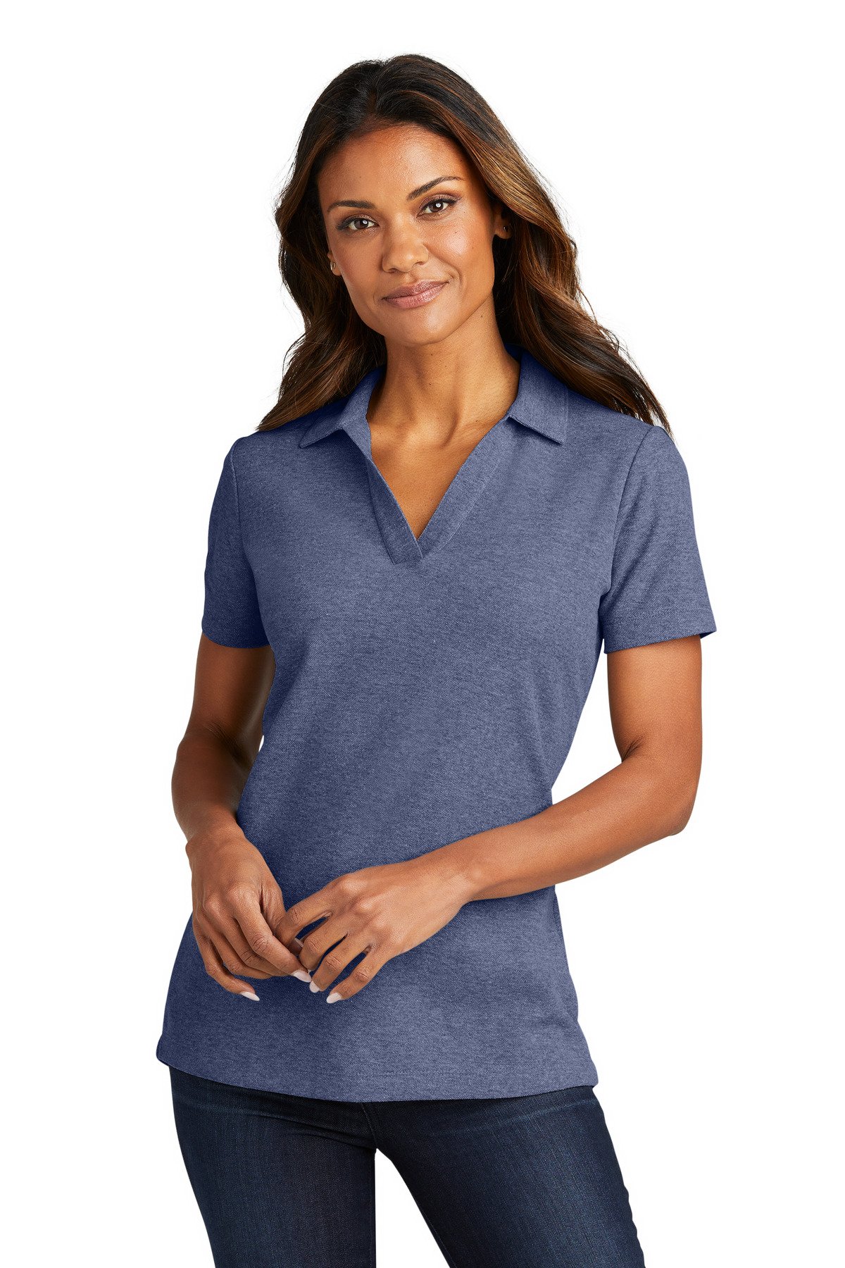 Port Authority ® Women's C-FREE ® Cotton Blend Pique Polo LK867 - Image 6