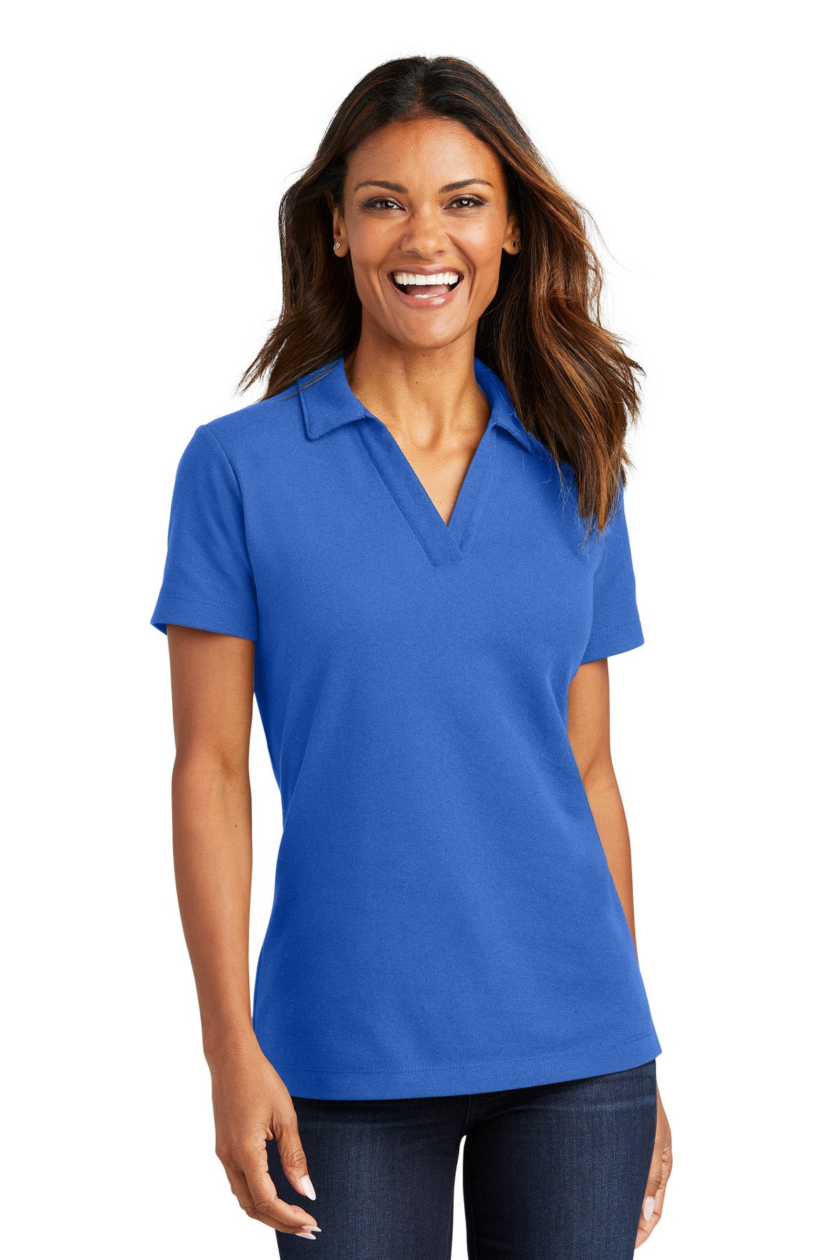 Port Authority ® Women's C-FREE ® Cotton Blend Pique Polo LK867 - Image 7