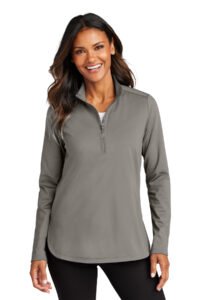 Alternative view of Port Authority ®  Women's C-FREE ®  Double Knit 1/4-Zip LK880