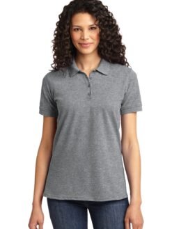 Port & Co Women's Core Blend Pique Polo. LKP155