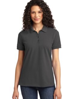 Alternative view of Port & Co   Women's Core Blend Pique Polo. LKP155