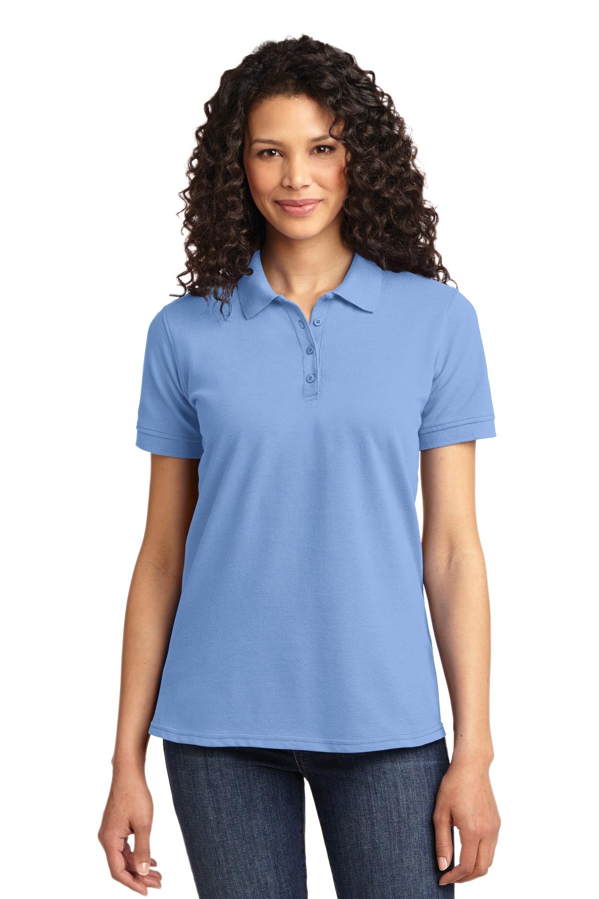Port & Co Women's Core Blend Pique Polo. LKP155 - Image 5