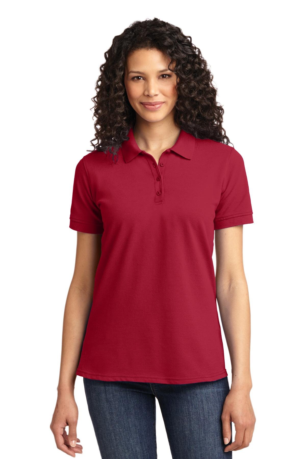 Port & Co Women's Core Blend Pique Polo. LKP155 - Image 7