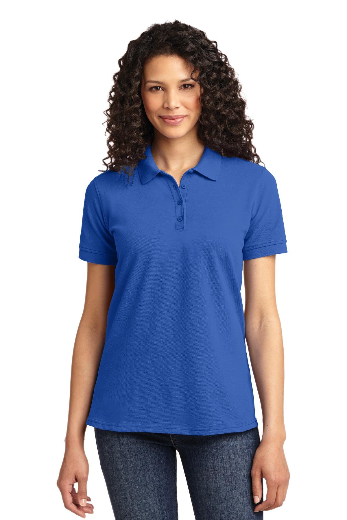 Port & Co Women's Core Blend Pique Polo. LKP155 - Image 8