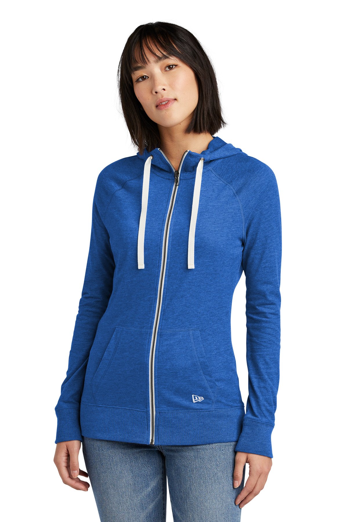 New Era ® Women's Sueded Cotton Blend Full-Zip Hoodie. LNEA122 - Image 3