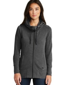 New Era ® Women's Tri-Blend Fleece Full-Zip Hoodie. LNEA511