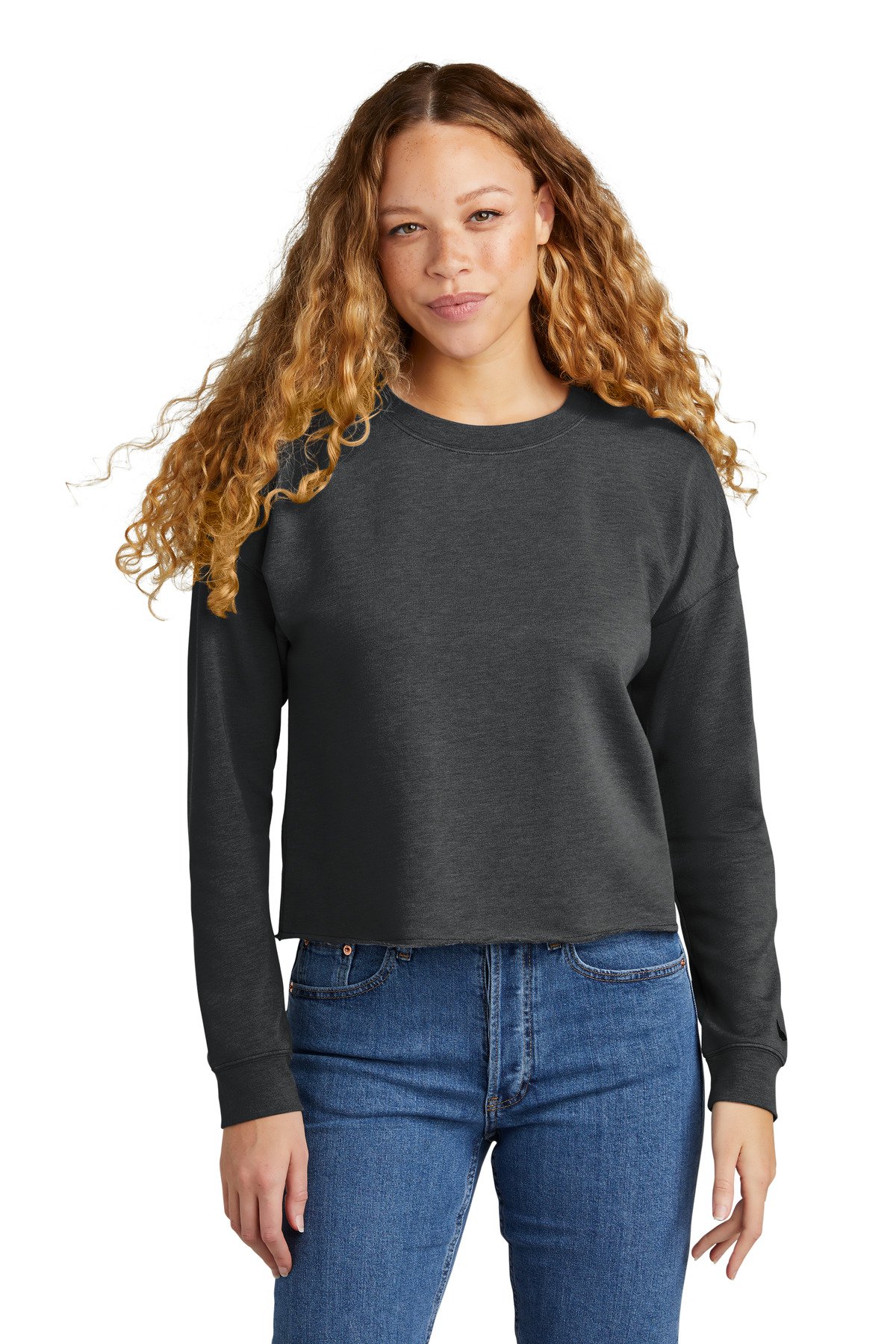 New Era ® Women's Tri-Blend Fleece Crop Crew LNEA514